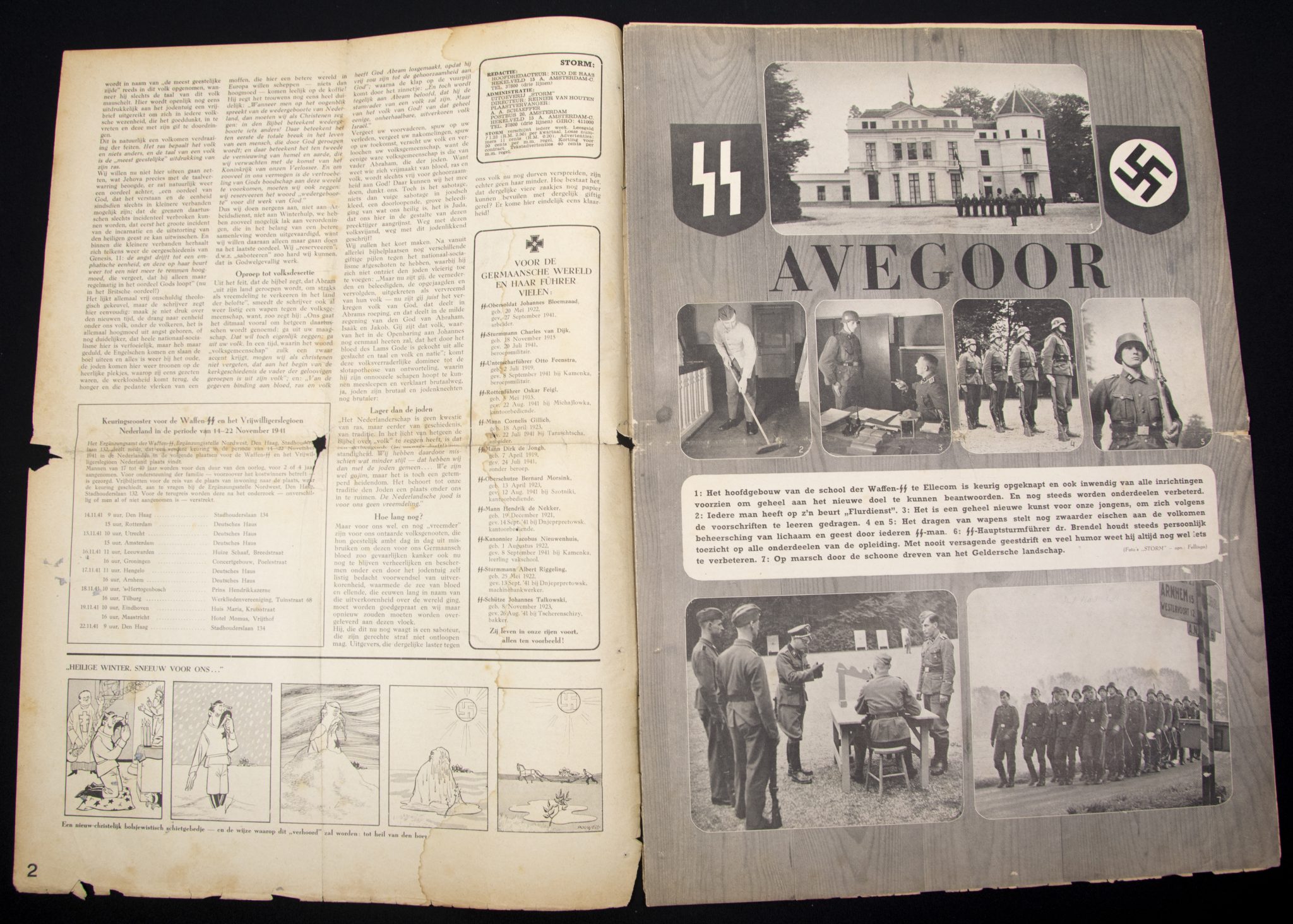 (Newspaper) Storm SS – Eerste Jrg. Nr. 32 – 14 november 1941