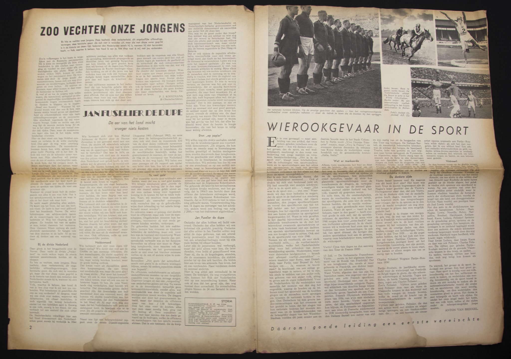 Newspaper) Storm SS – Vierde Jrg. Nr. 1 – 7 April 1944