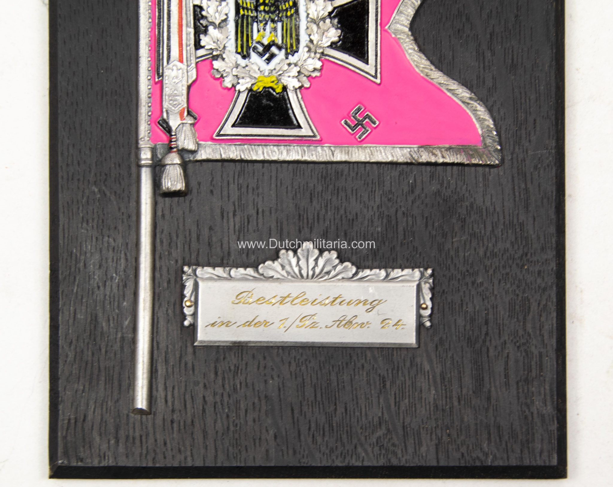 Panzer plaque 1.Pz.Abw.24. - Extremely rare