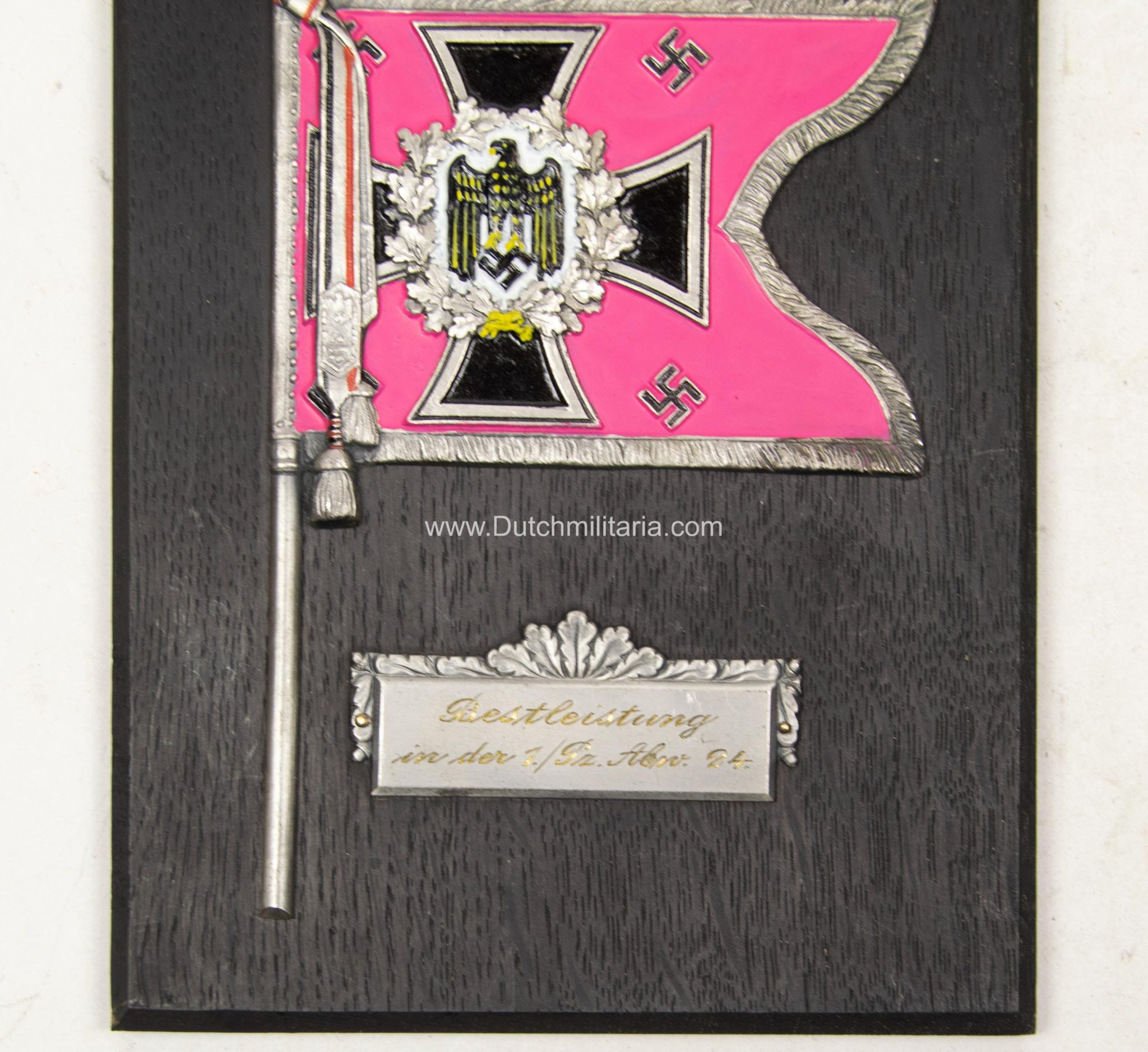 Panzer plaque 1.Pz.Abw.24. - Extremely rare