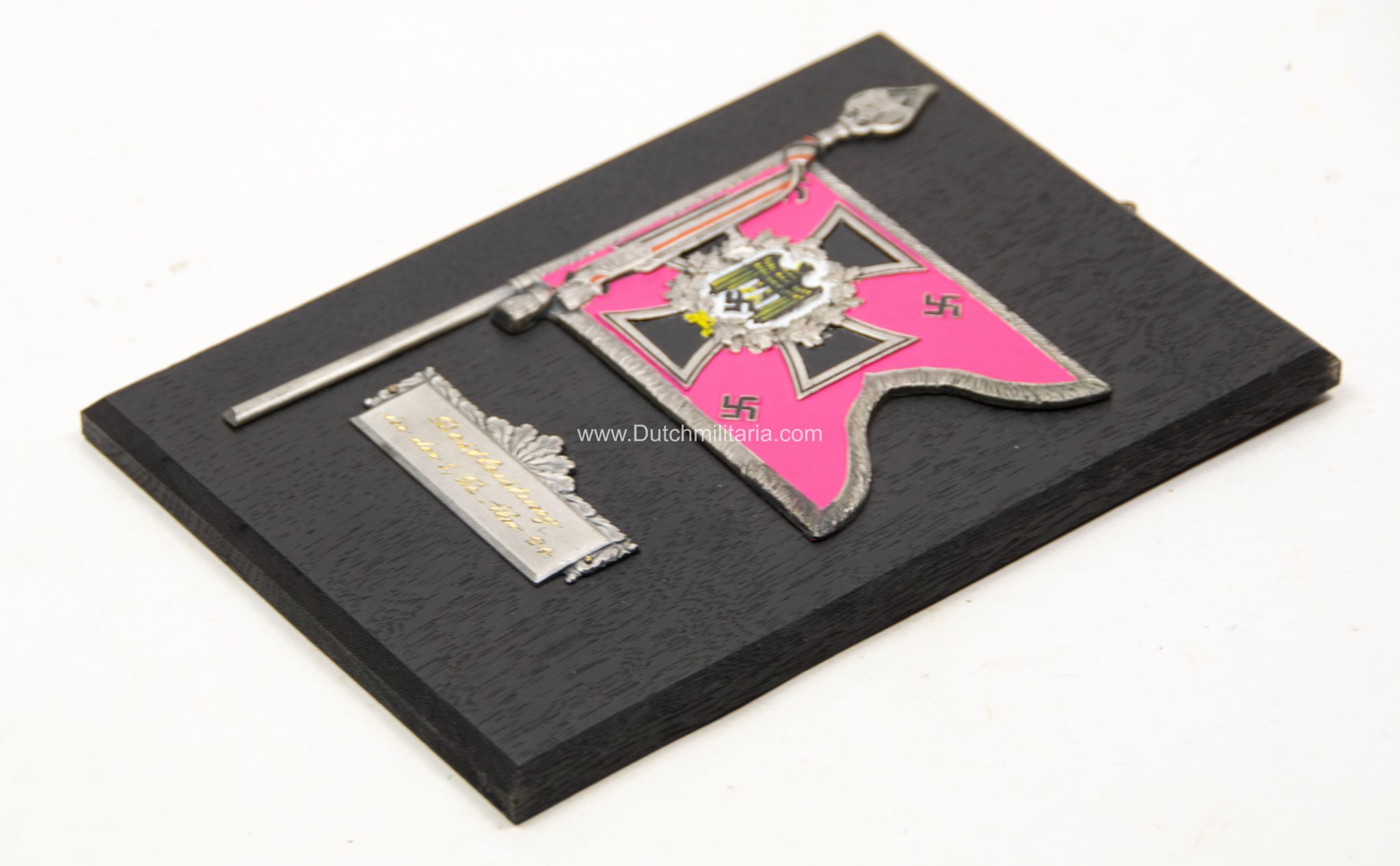 Panzer plaque 1.Pz.Abw.24. – Extremely rare (9) Panzer plaque 1.Pz.Abw.24. - Extremely rare