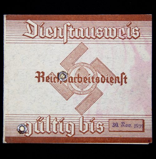 Reichsarbeitsdienst (RAD) Dienstausweis (1939)