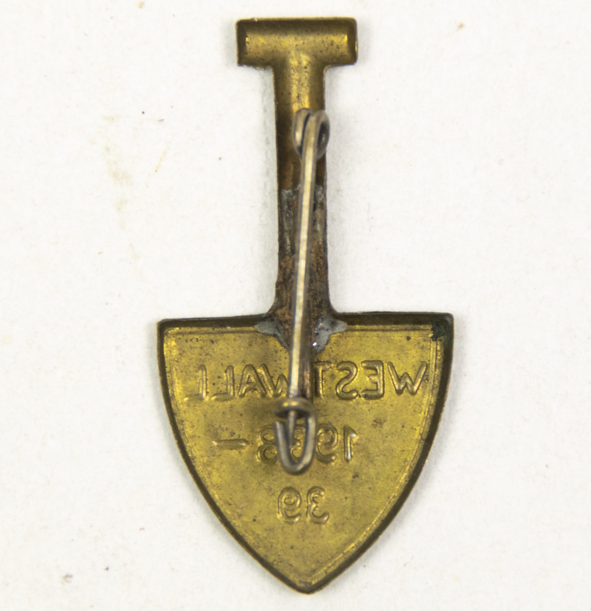 Reichsarbeitsdienst (RAD) Westwall 1938-39 Spaten abzeichen (2) Reichsarbeitsdienst (RAD) Westwall 1938-39 Spaten abzeichen