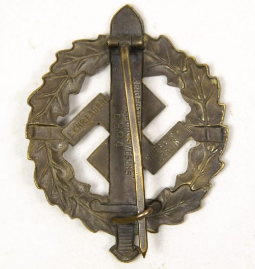 SA Sportabzeichen in bronze #6894 (MM Eigentum D. Chefs D. Ausbildungswesens) - RARE EARLY SA Sportsbadge