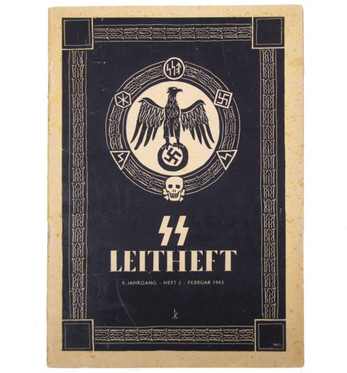 SS-Leitheft 9. Jahrgang - Heft 2. Totenkopring cover (1943)