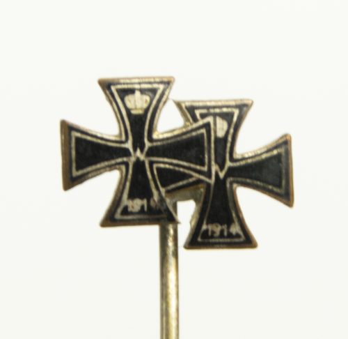 WWI German lapel pin with Ek1 + Ek2