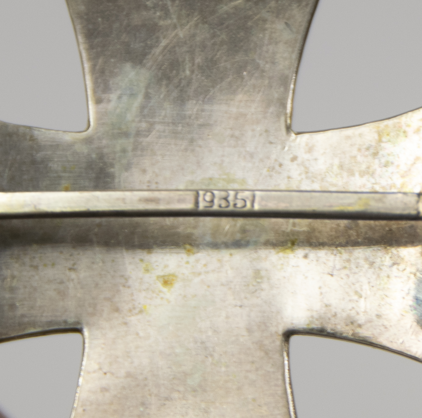 WWI Iron Cross first class (EK1) marked "935 silver" + case (Maker Deumer) - Image 14