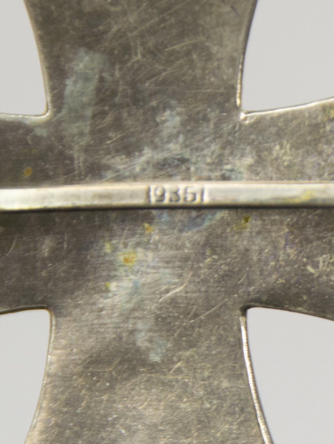 WWI Iron Cross first class (EK1) marked "935 silver" + case (Maker Deumer) - Image 13