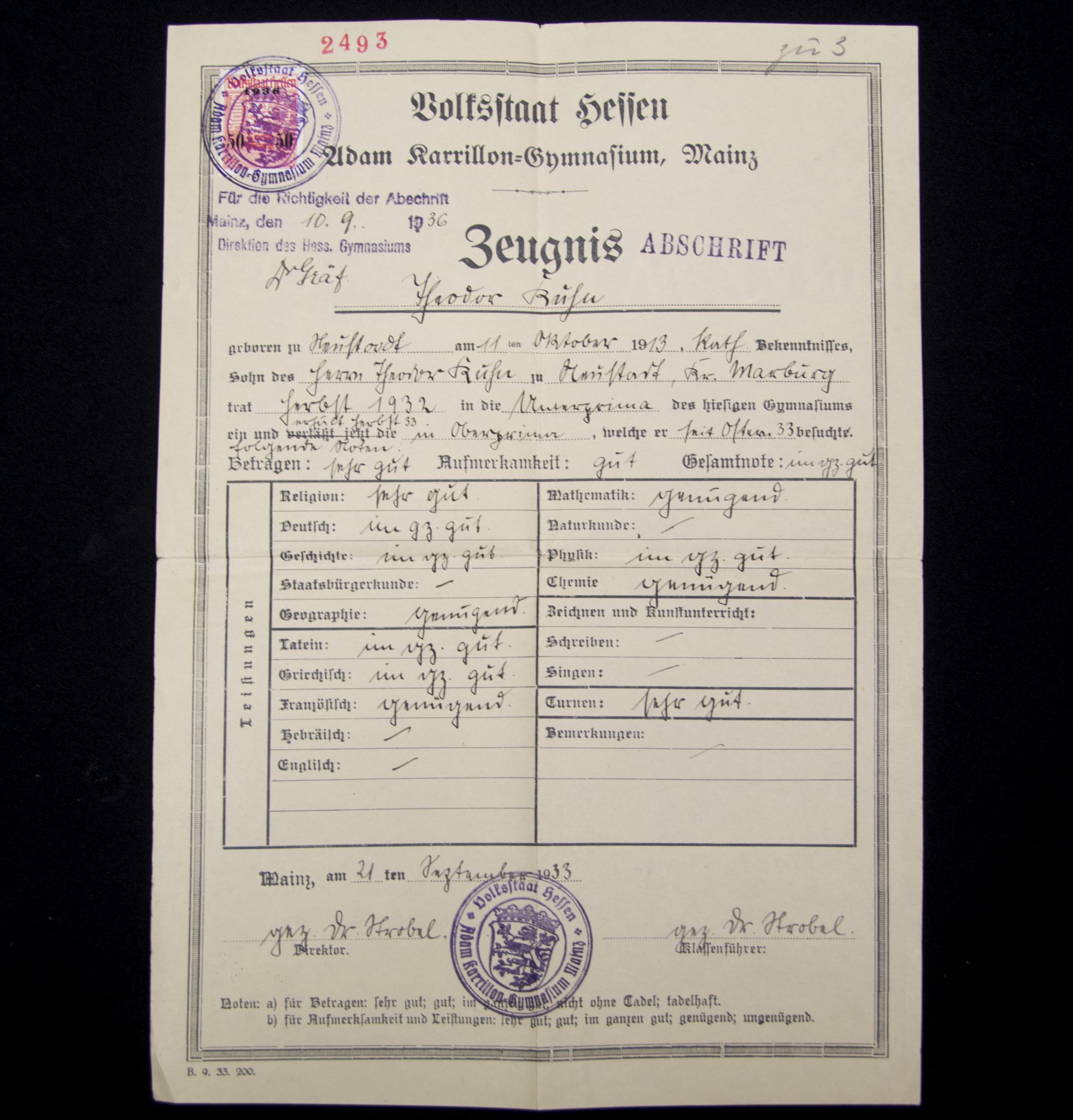 Wehrpass 4.E. (M.G.) Kp. 116 (1941) with EK2 + VWA Black