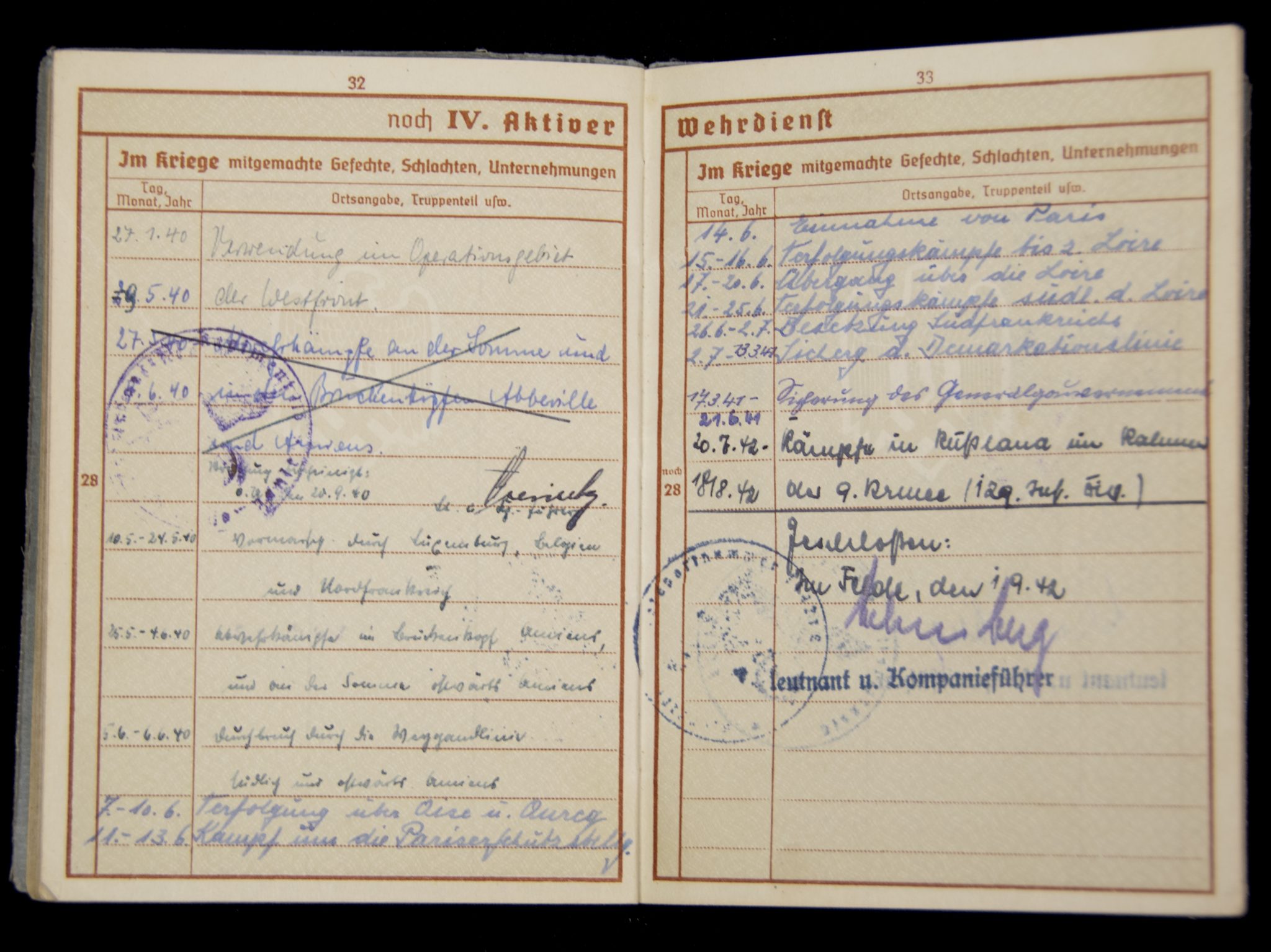 Wehrpass 4./E. (M.G.) Kp. 116 (1939) with EK2 + VWA Black - Image 22