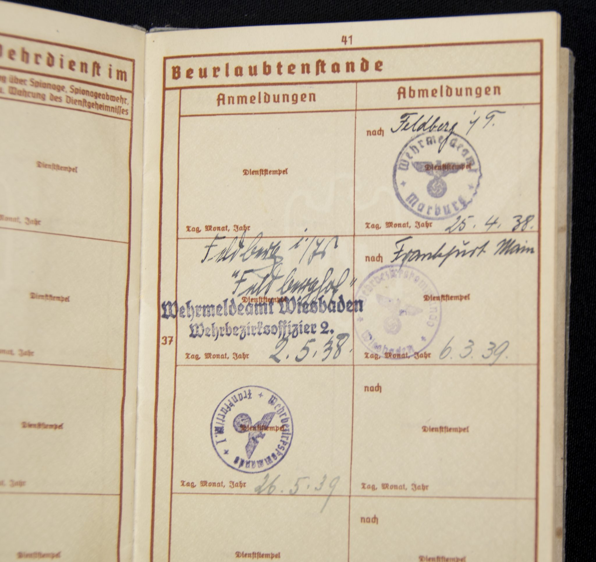 Wehrpass 4./E. (M.G.) Kp. 116 (1939) with EK2 + VWA Black - Image 26