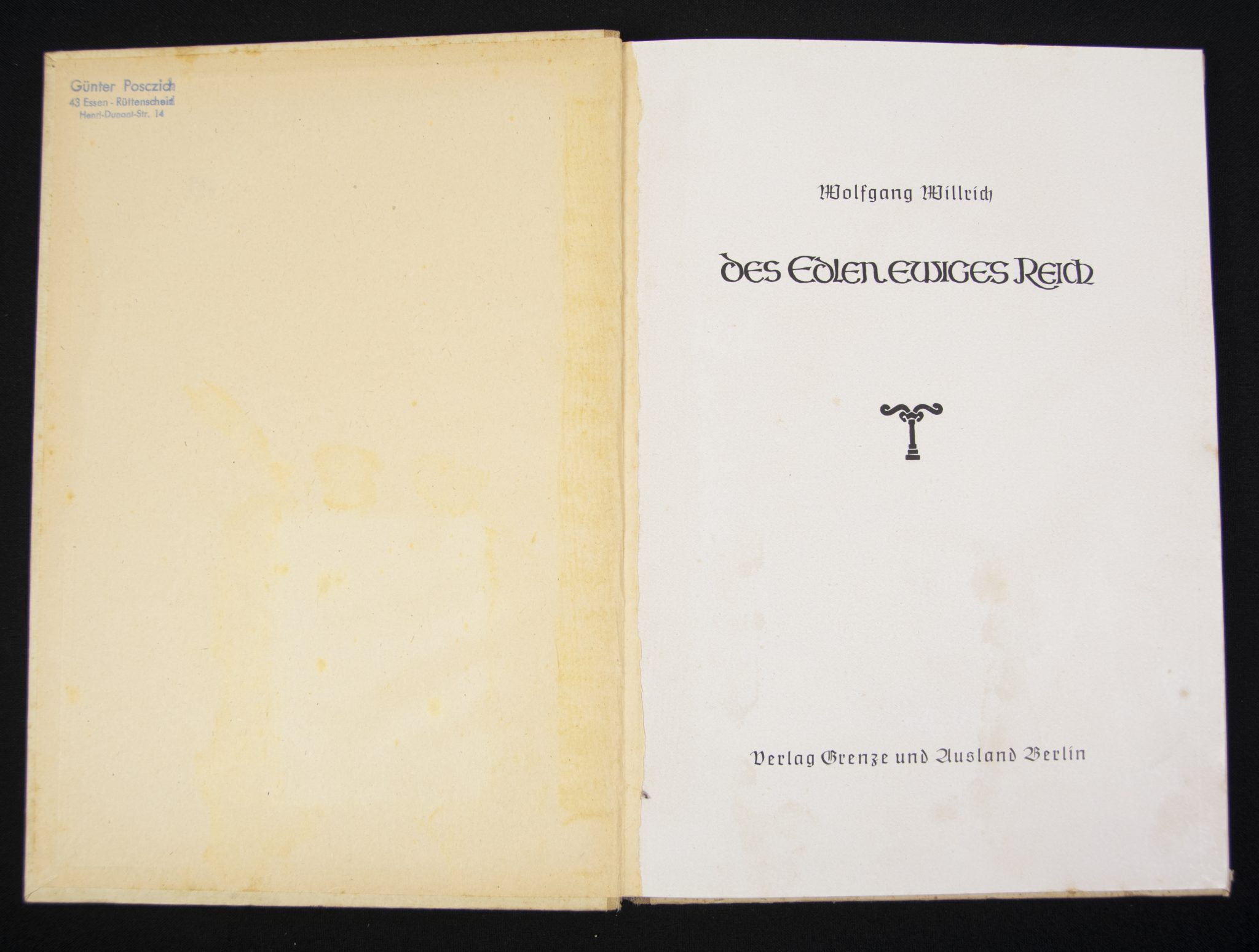 (Book) Wolfgang Willrich - Des Edlen Ewiges Reich + 11 Willrich postcards - Image 3