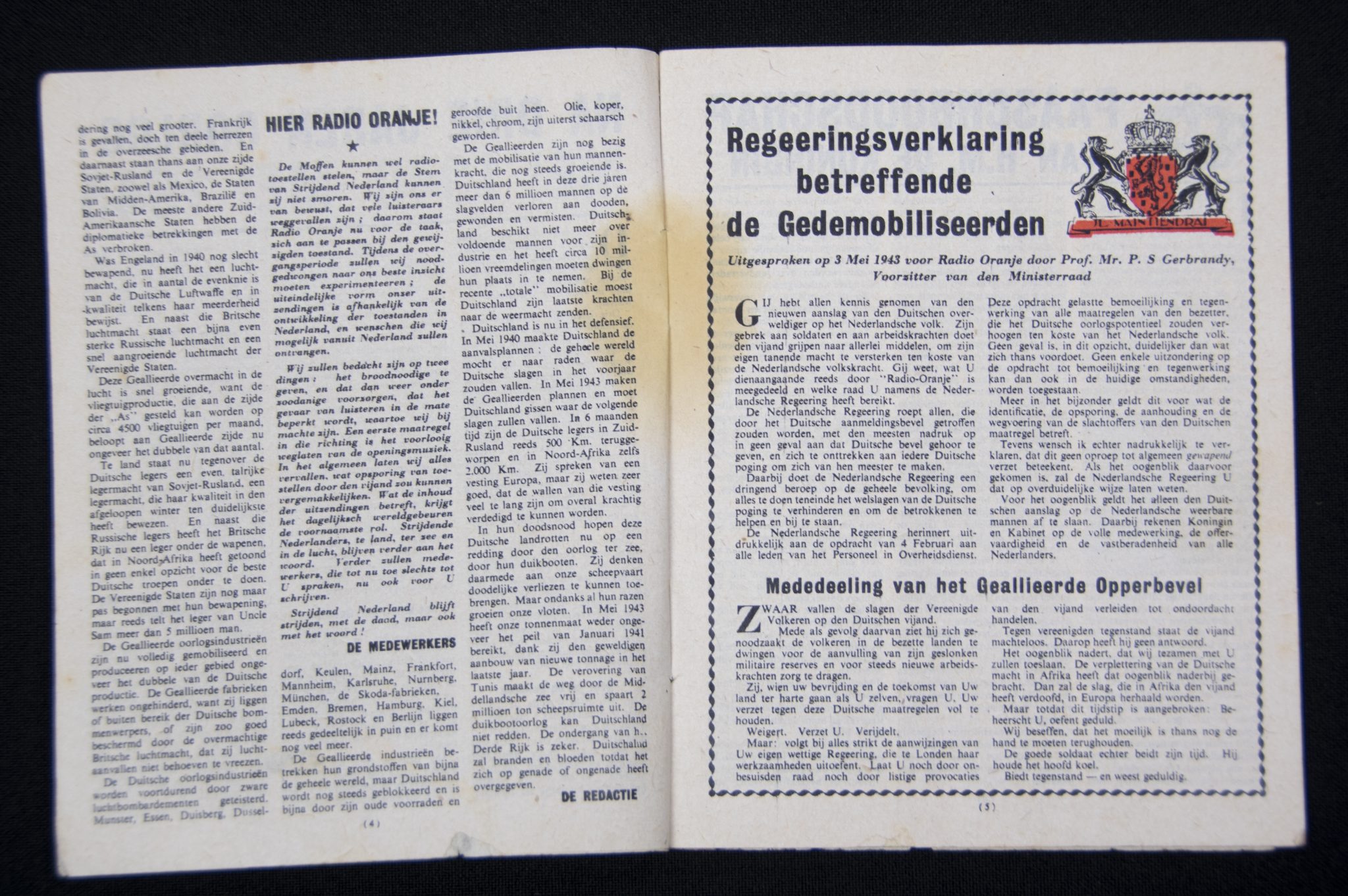 (Booklet) De Wervelwind No.11 Mei 1943