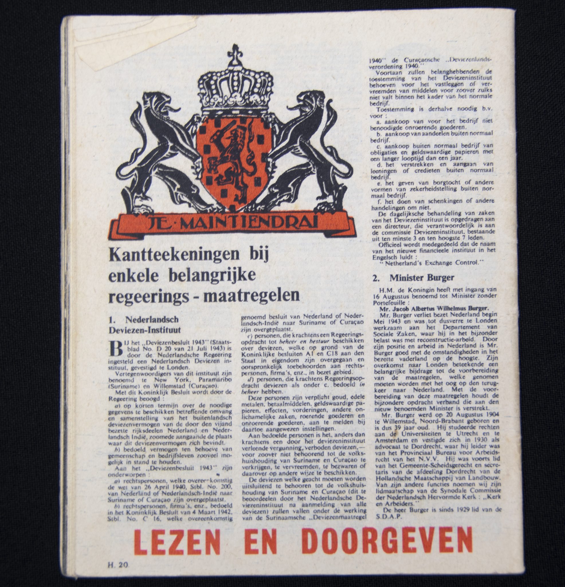 (Booklet) De Wervelwind No.14 September 1943 - Image 5