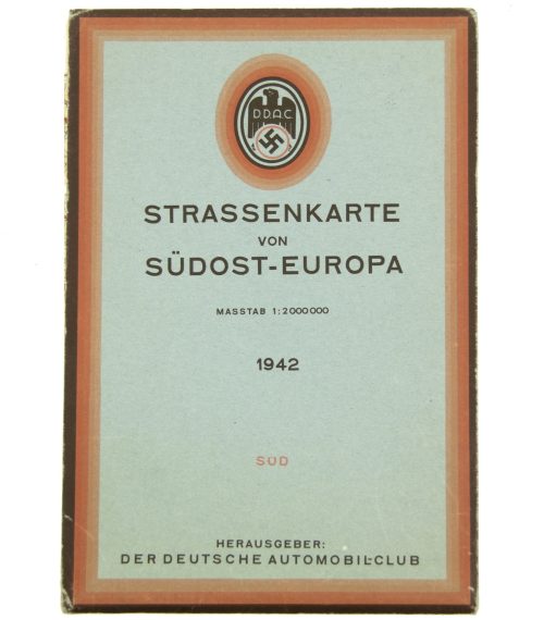 DDAC- Strassenkarte von Südost-Europa (1942)