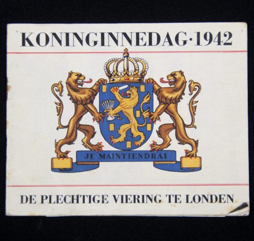 (Dutch Resistance) Koninginnedag 1942 De plechtige viering te Londen (Wervelwind)
