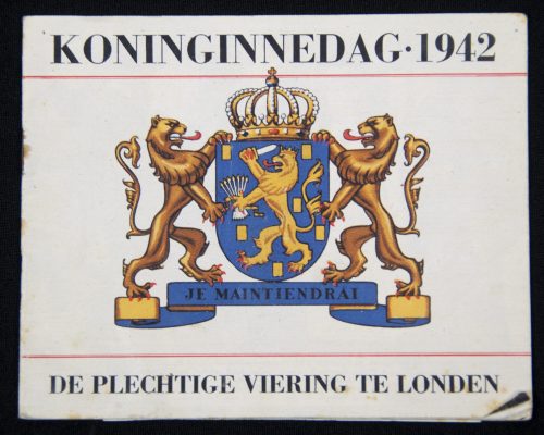 (Dutch Resistance) Koninginnedag 1942 De plechtige viering te Londen (Wervelwind)