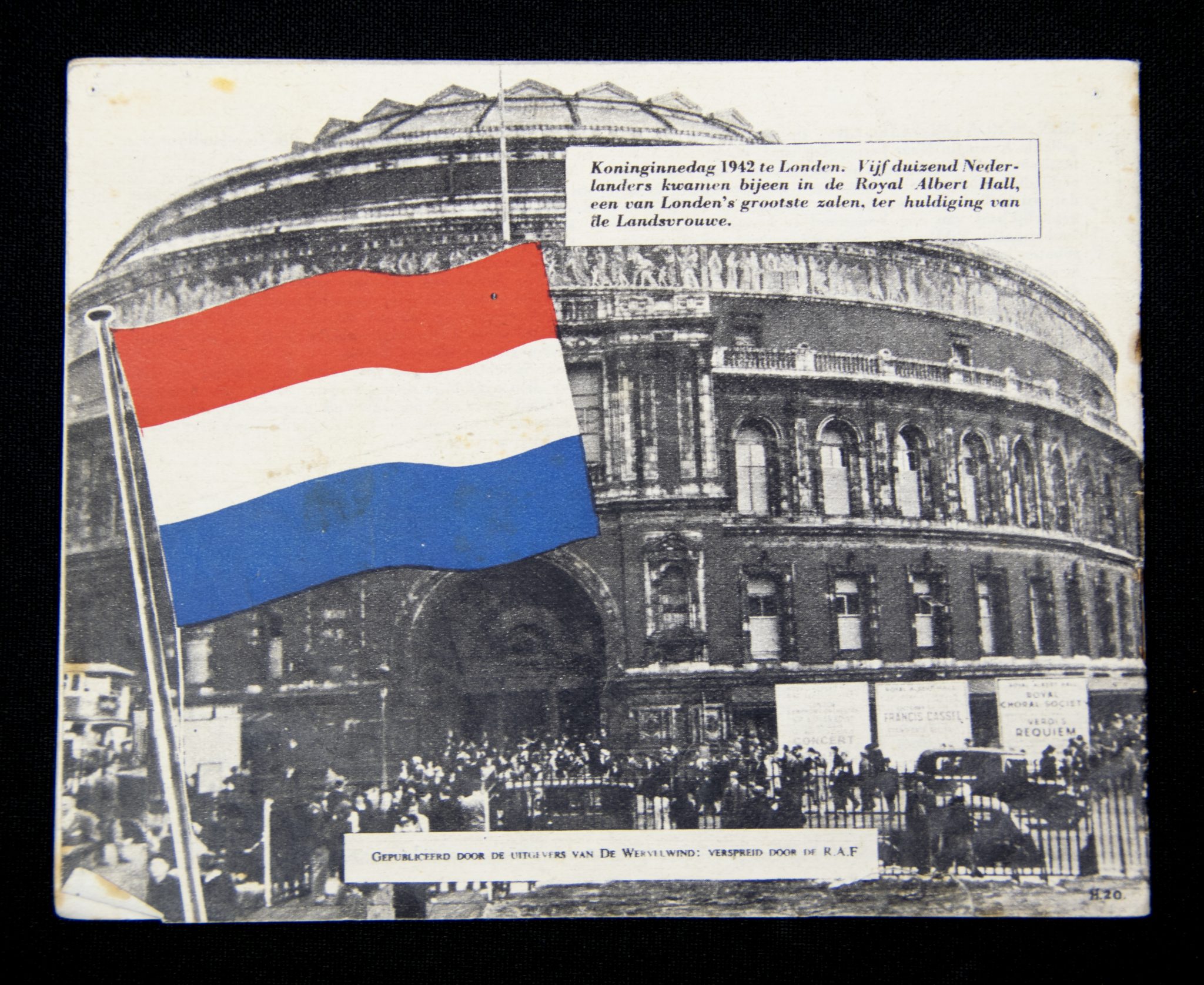 (Dutch Resistance) Koninginnedag 1942 De plechtige viering te Londen (Wervelwind)