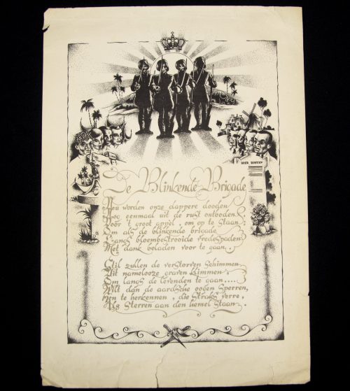 (Dutch Resistence) Blinkende Brigade printed April 1945