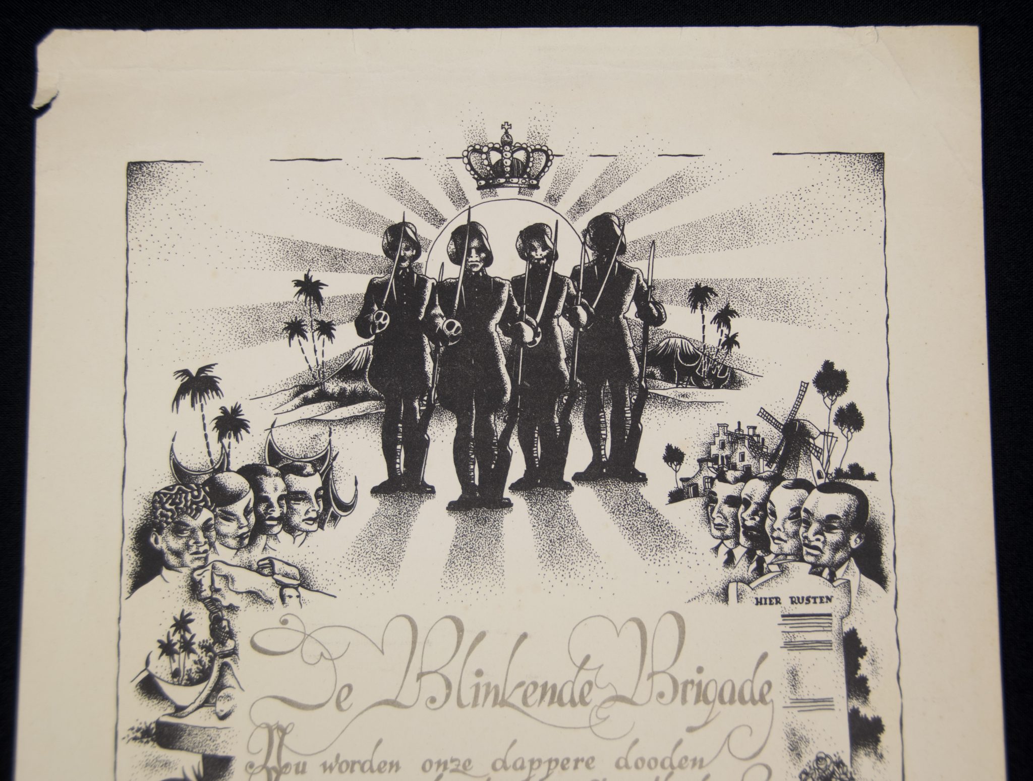 (Dutch Resistence) Blinkende Brigade printed April 1945 (2)