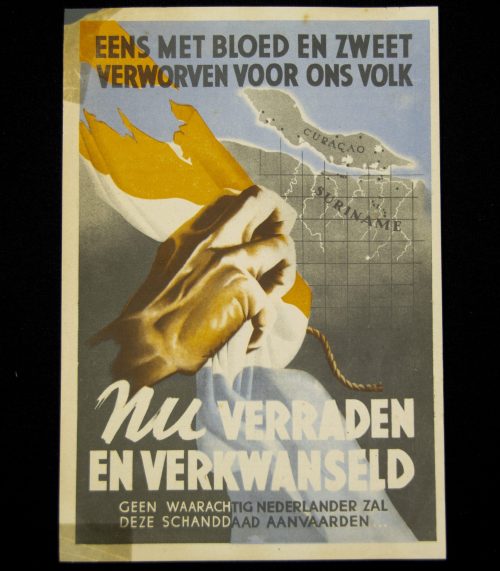 (FlyerPamphlet) NSB Eens met bloed en zweet verworven voor ons volk