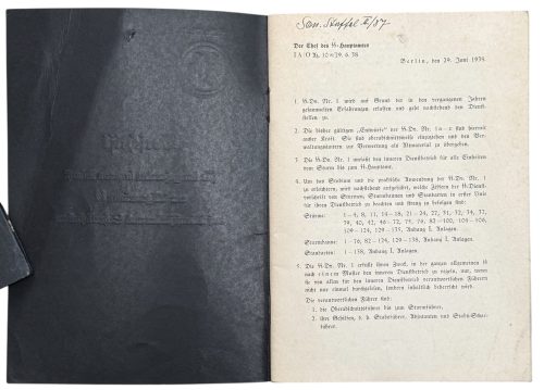 SS-Dienstvorschrift Nr.1 für den gesamten innern dienst der Allgemeinen SS