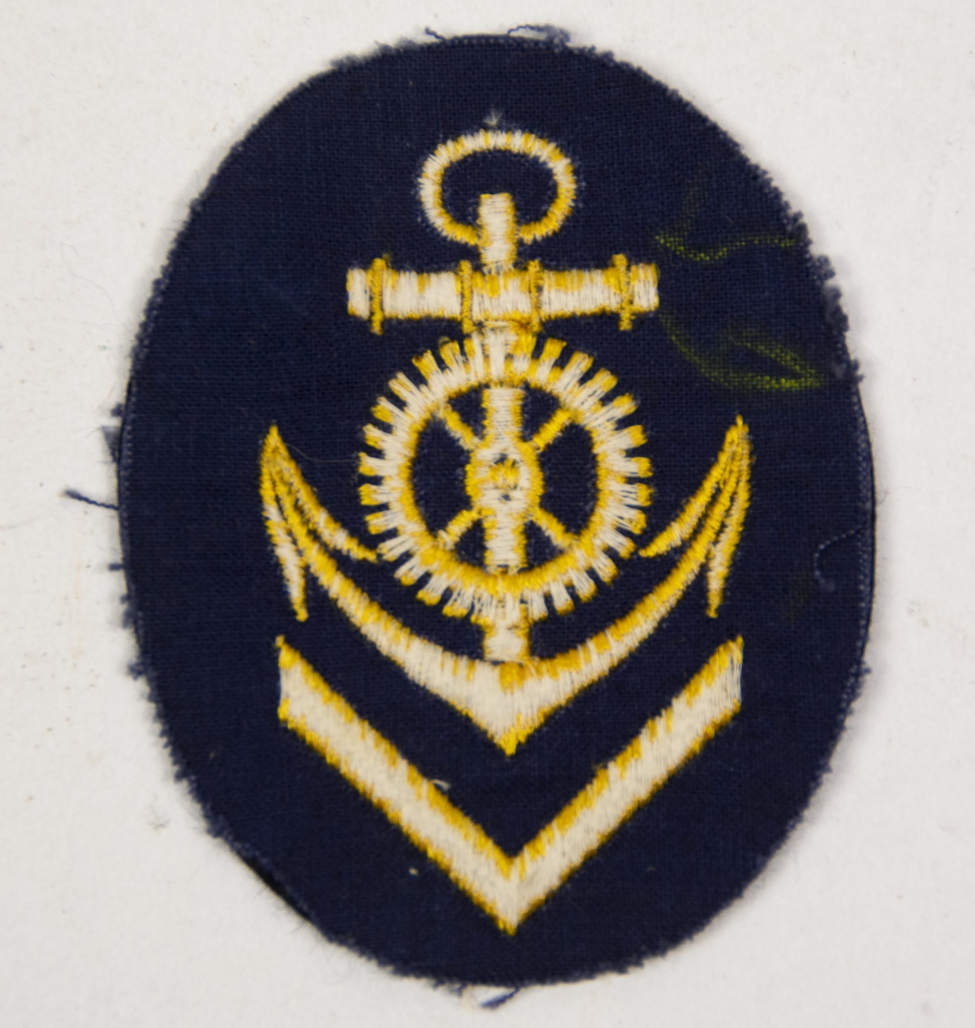 Kriegsmarine (KM) senior enigine sleeve insignia (2) Kriegsmarine (KM) senior enigine sleeve insignia