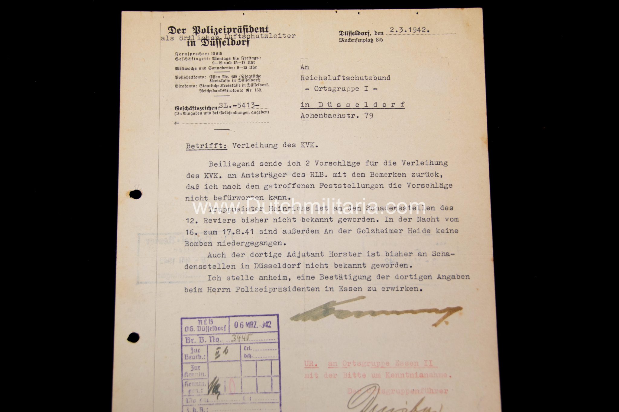 Kriegsverdienstkreuz (KVK) Vorschlagliste and documents (extremely rare!) - Image 12