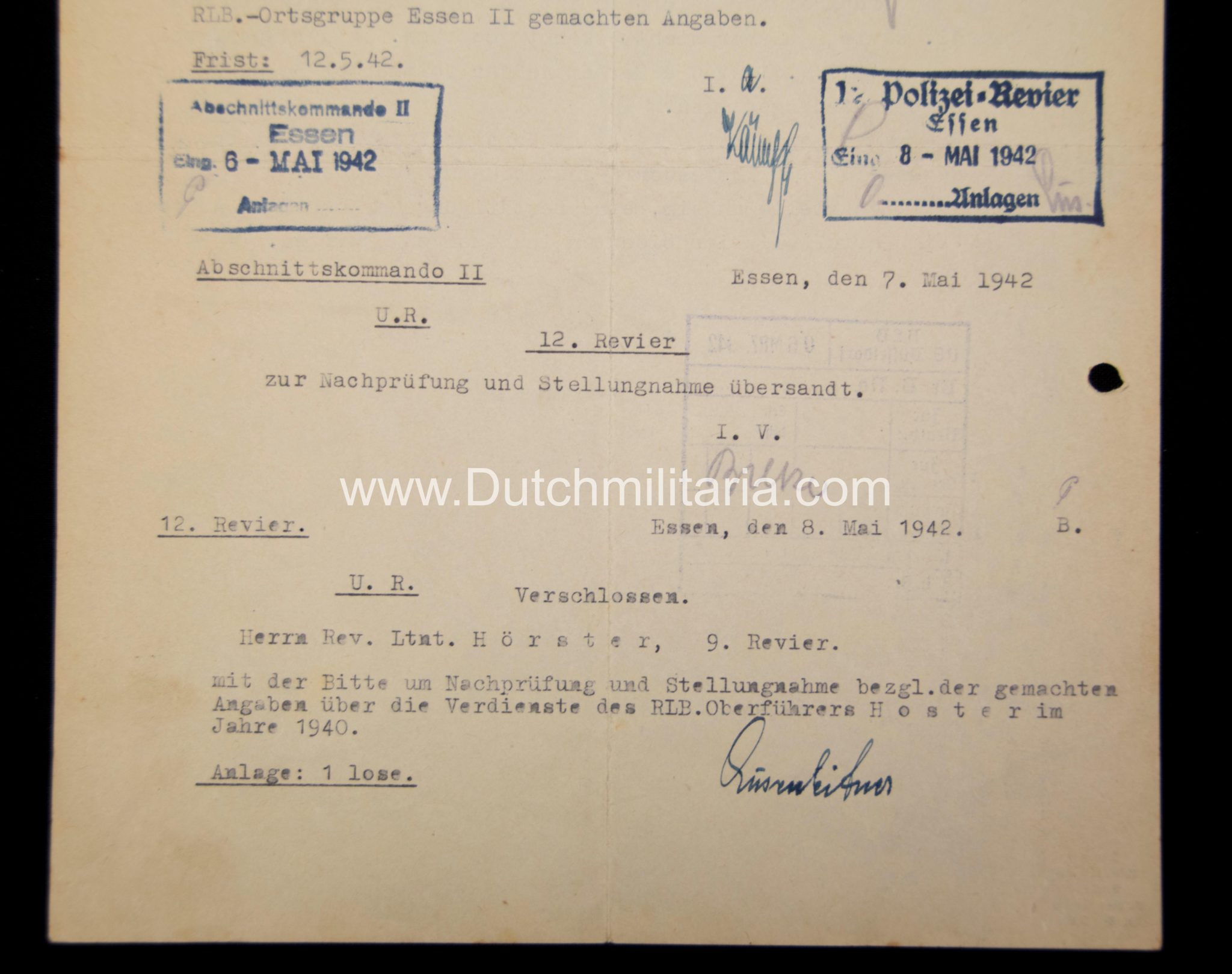 Kriegsverdienstkreuz (KVK) Vorschlagliste and documents (extremely rare!) - Image 15