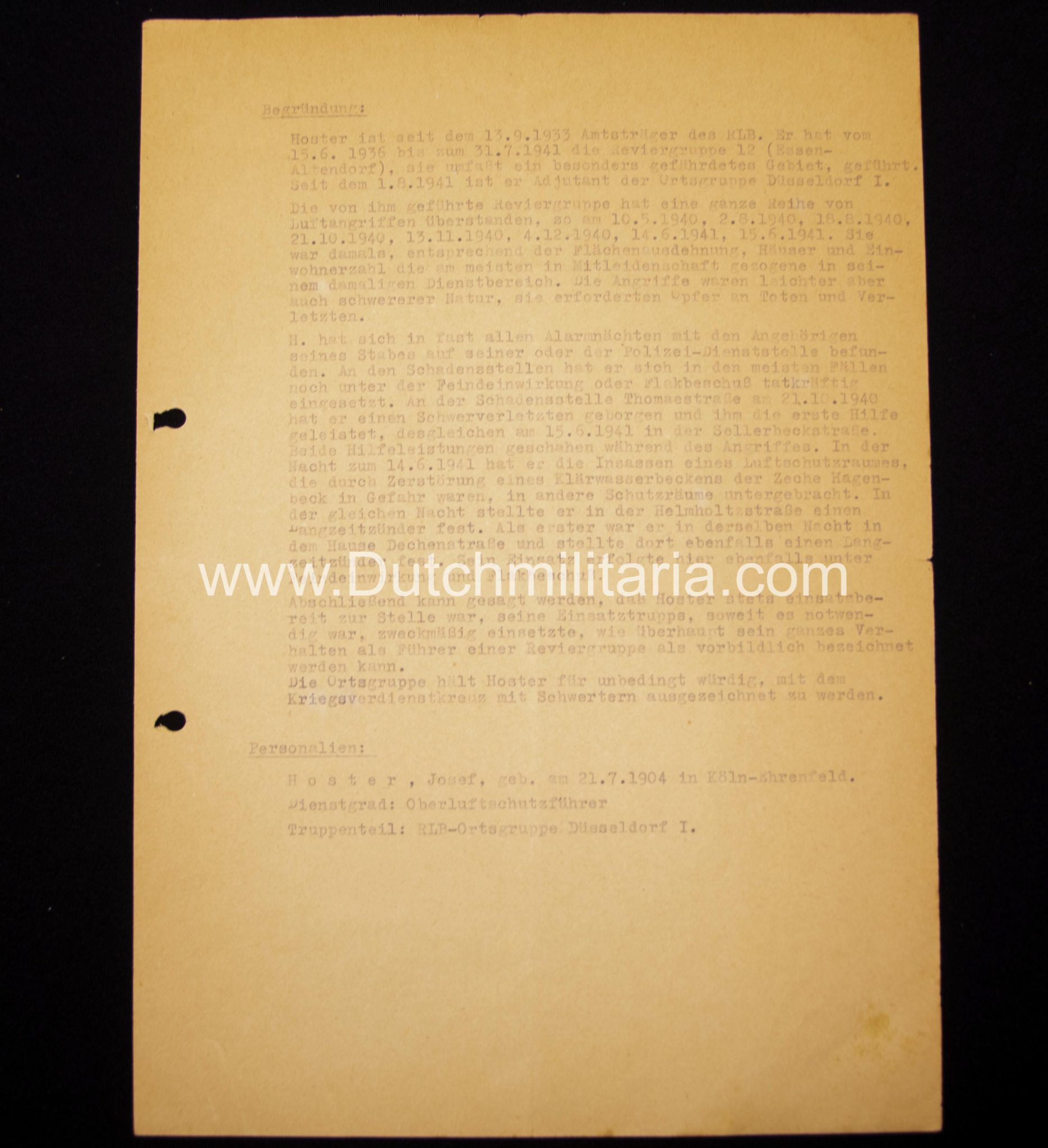 Kriegsverdienstkreuz (KVK) Vorschlagliste and documents (extremely rare!) - Image 19