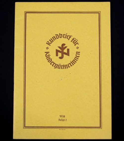 (Magazine) National Sozialistische Volkswohlfahrt (NSV) Rundbrief für Kindergärtnerinnen (1938)
