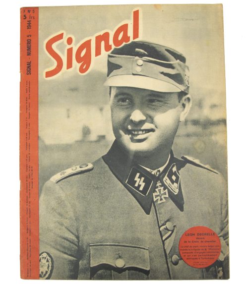 (Magazine) Signal 1944 with knight cross winner Léon Degrelle cover
