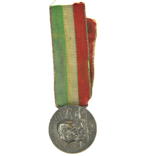 Medaille Adolf Hilter Benoto Mussolini