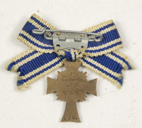 Motherscross Mutterkreuz bronze miniature (MM L14 Friedrich Orth) - RARE