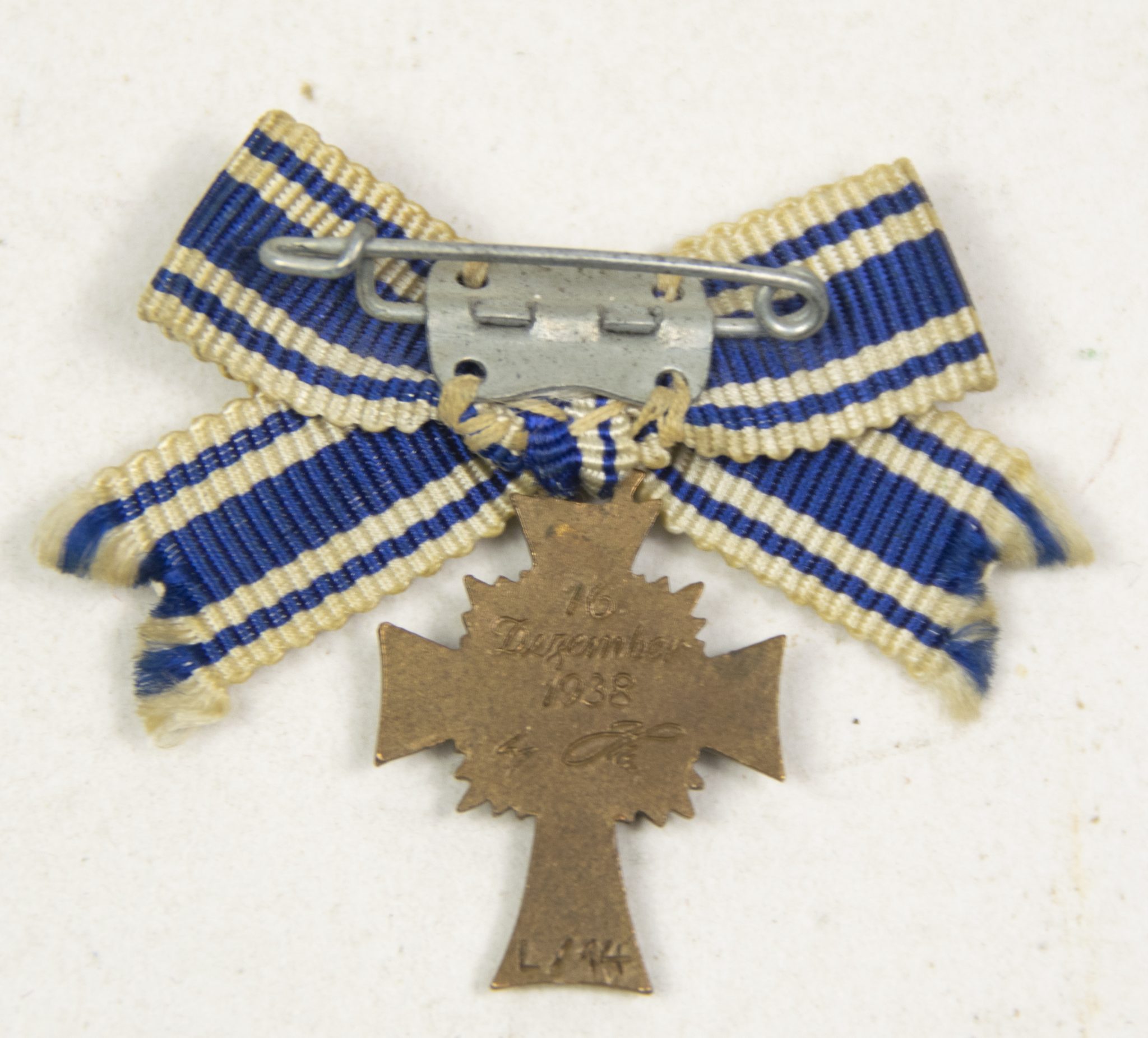 Motherscross Mutterkreuz bronze miniature (MM L14 Friedrich Orth) – RARE (2) Motherscross Mutterkreuz bronze miniature (MM L14 Friedrich Orth) - RARE