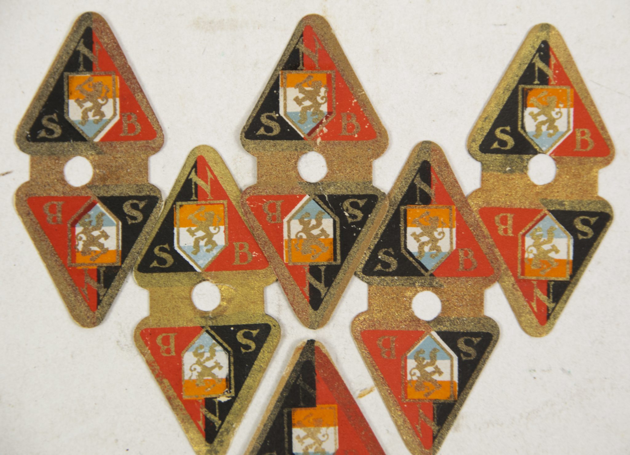 NSB Sluitzegels letter closings stamps (2) NSB Sluitzegels letter closings stamps