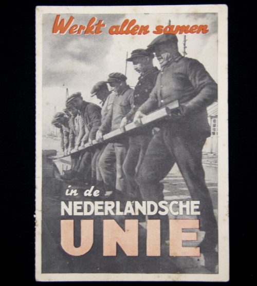 Nederlandsche Unie – recruitment card