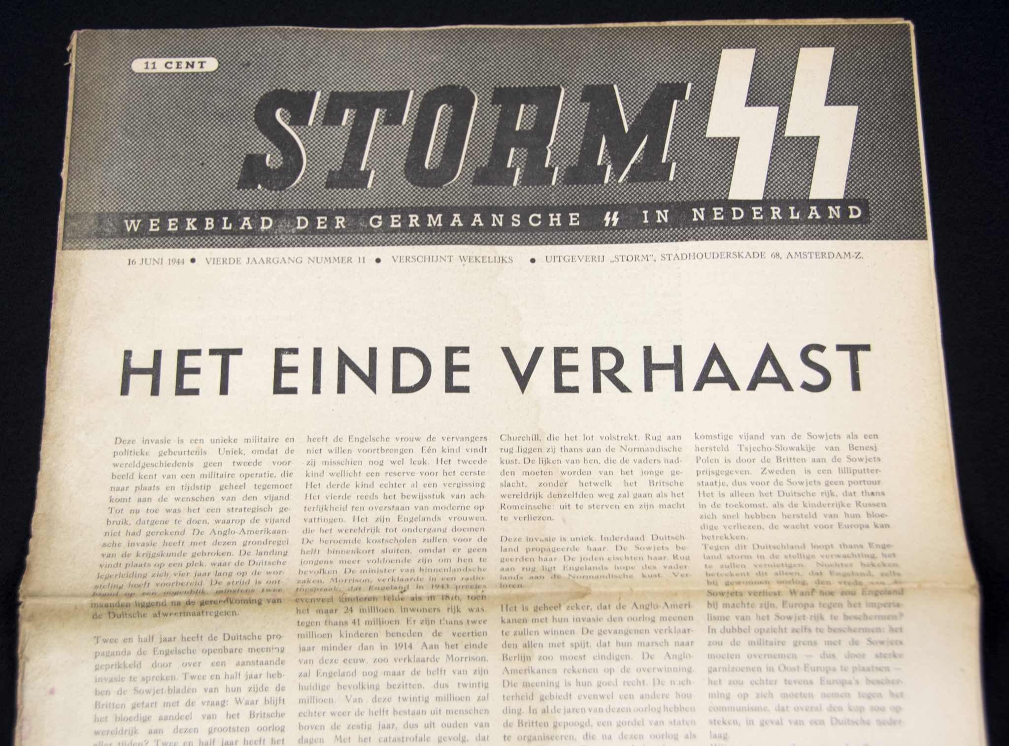 (Newspaper) Storm SS – Vierde Jrg. Nr. 11 – 16 Juni 1944 (2)