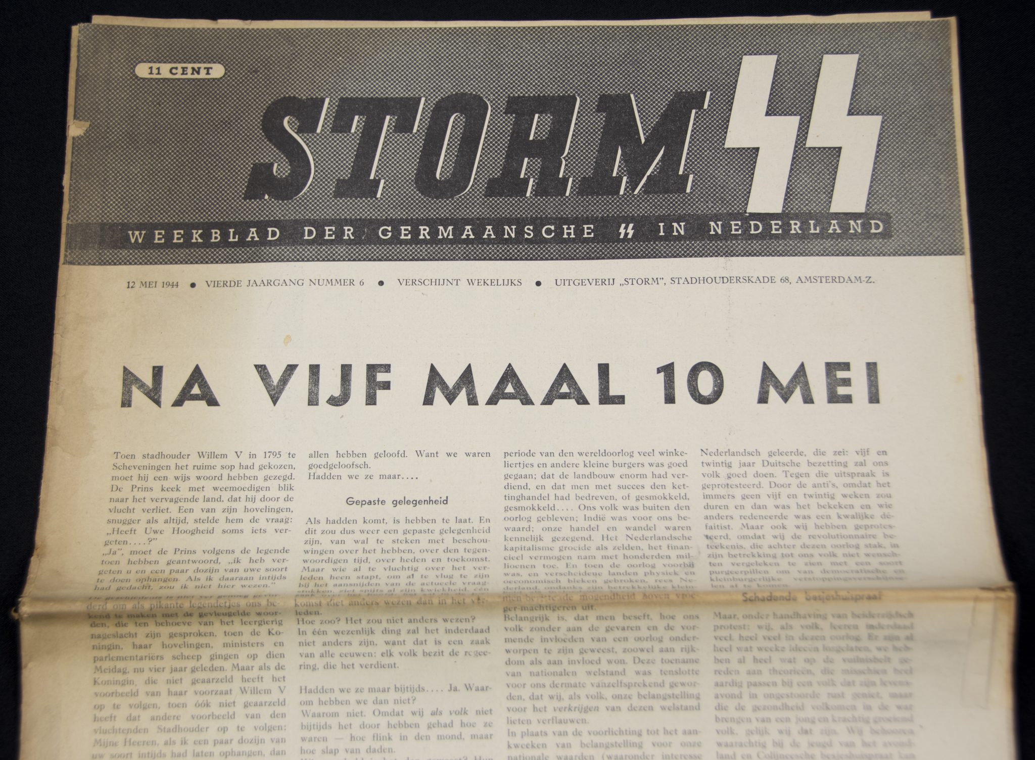 (Newspaper) Storm SS – Vierde Jrg. Nr. 6 – 12 mei 1944 (2)