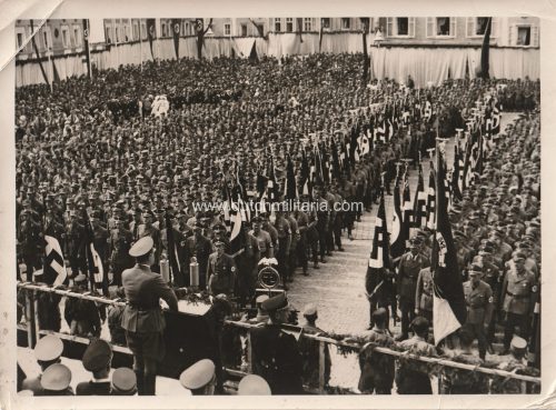 (Photo) Gauleiter August Eigruber at NSDAP Rally