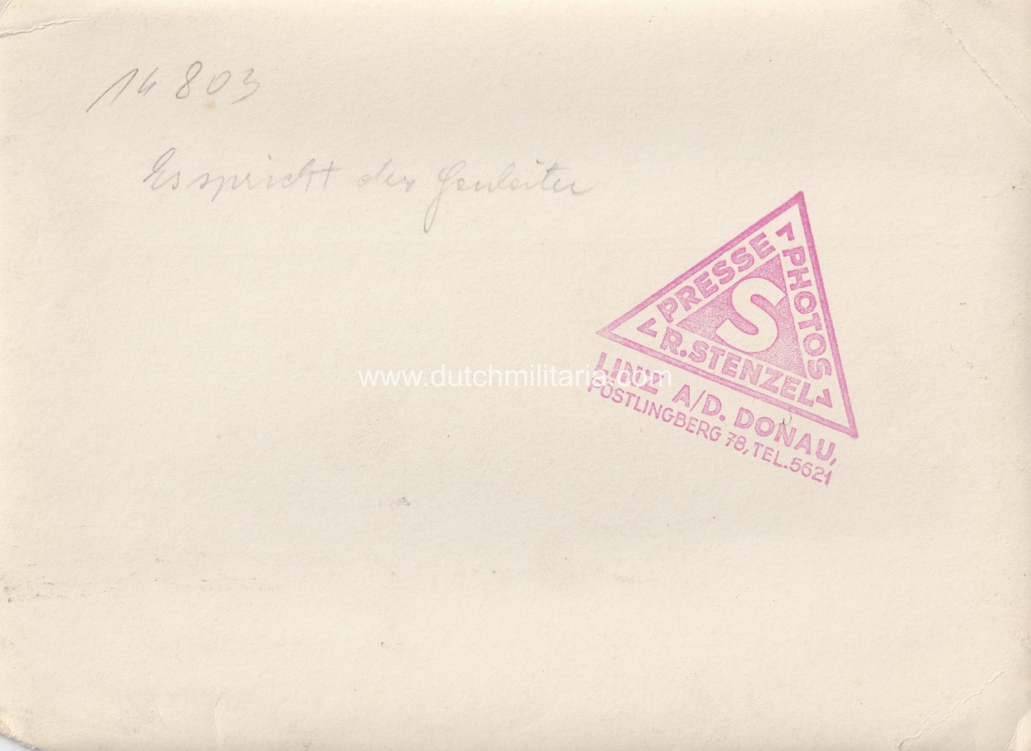 (Photo) Gauleiter August Eigruber at NSDAP Rally (2) (Photo) Gauleiter August Eigruber at NSDAP Rally