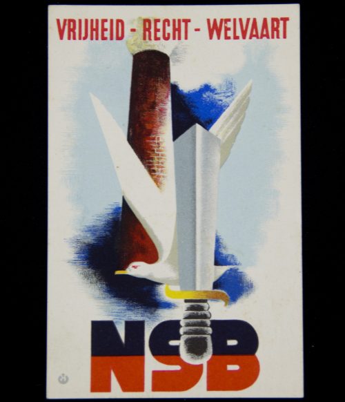 (Postcard) NSB Vrijheid - Recht - Welvaart