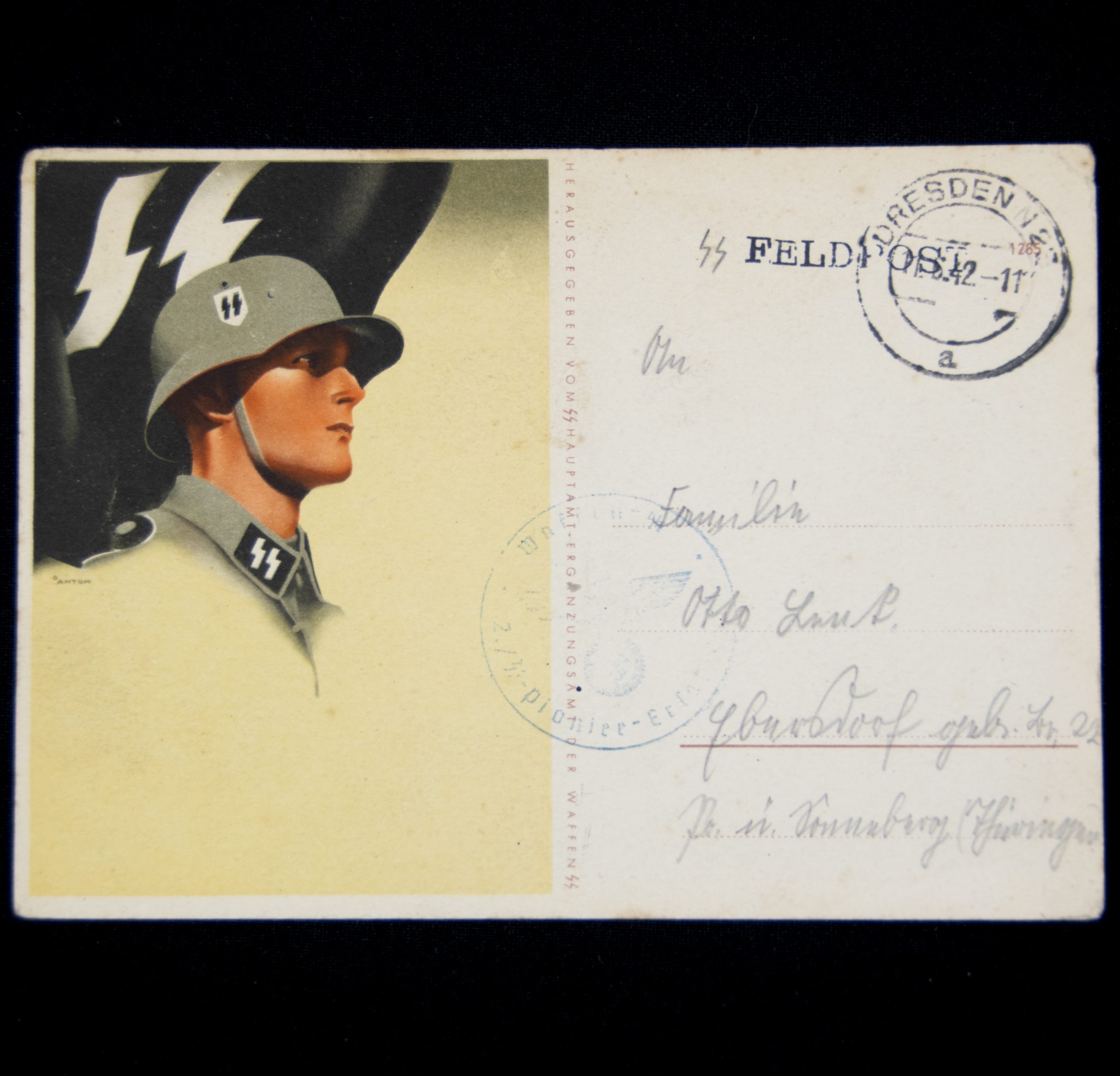 (Postcard) SS by artist Anton - RARE