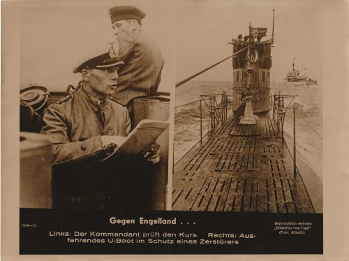 (Pressphoto) Gegen Engelland... (U-boot) (24x18cm)