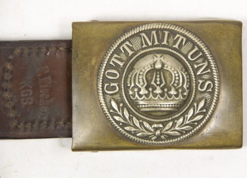 (Prussia) Prussian Imperial Belt Buckle (MM. F. Fischer KGB. 1912)