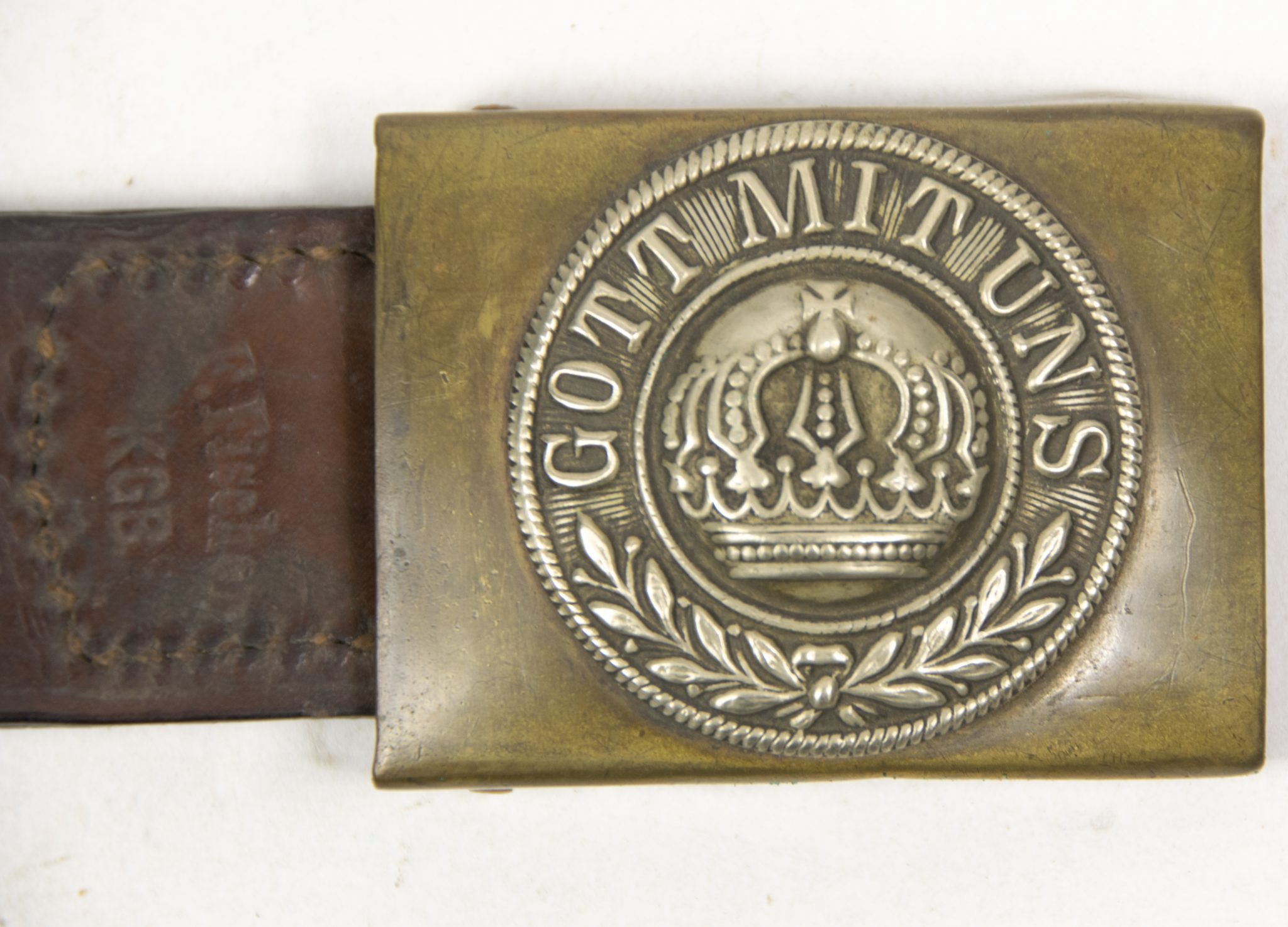 (Prussia) Prussian Imperial Belt Buckle (MM. F. Fischer KGB. 1912) (2) (Prussia) Prussian Imperial Belt Buckle (MM. F. Fischer KGB. 1912)