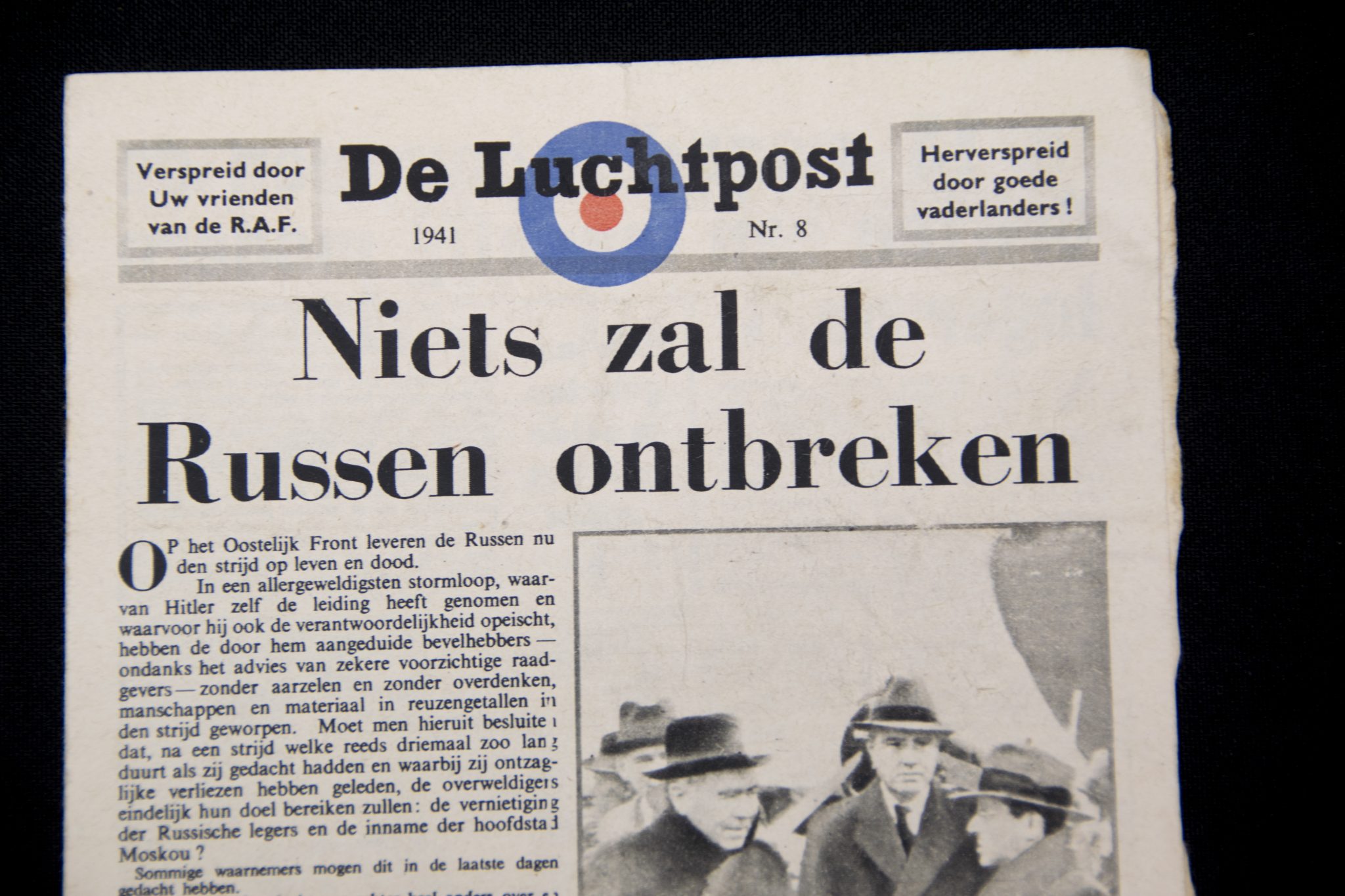 (Resistence Magazine) De Luchtpost Nr.8 (1942) (Resistence Magazine) De Luchtpost Nr.8 (1941)