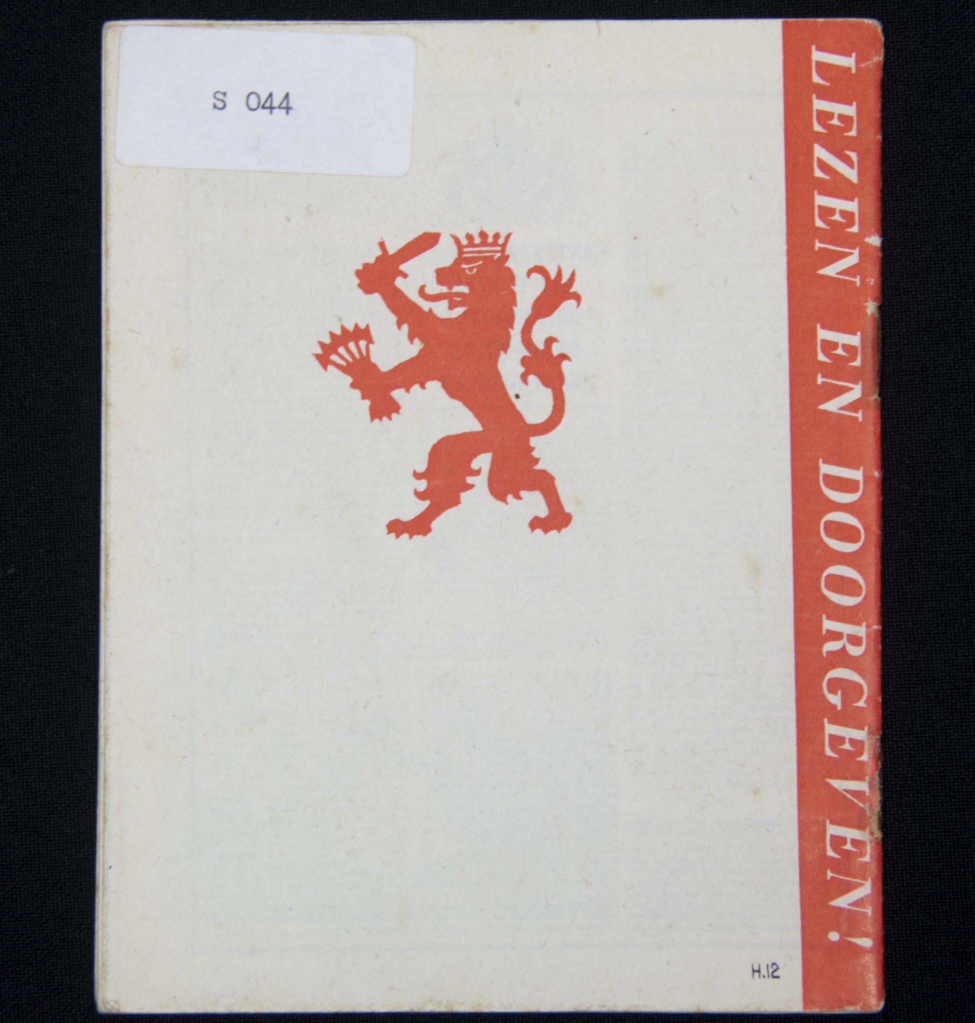 (Resistence Magazine) De Wervelwind Maandblad voor vrijheid, waarheid en recht. No.1