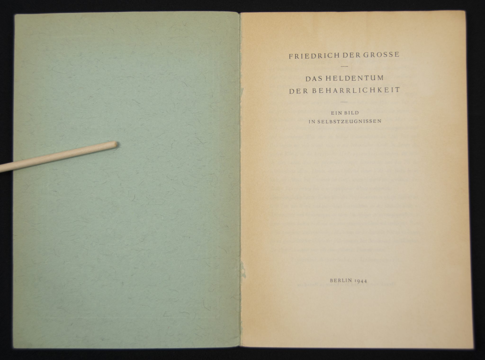(Book) Der Reichsführer SS – SS-Hauptamt – Friedrich der Grosse – Das Heldentum der Beharrlichkeit (1945) (Book) Der Reichsführer SS - SS-Hauptamt - Friedrich der Grosse - Das Heldentum der Beharrlichkeit (1944)