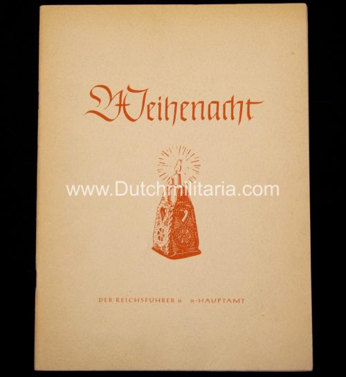 (Book) Der Reichsführer SS - Weihenacht (with Julleuchter and Motherscross image) (194x) - Extremely rare